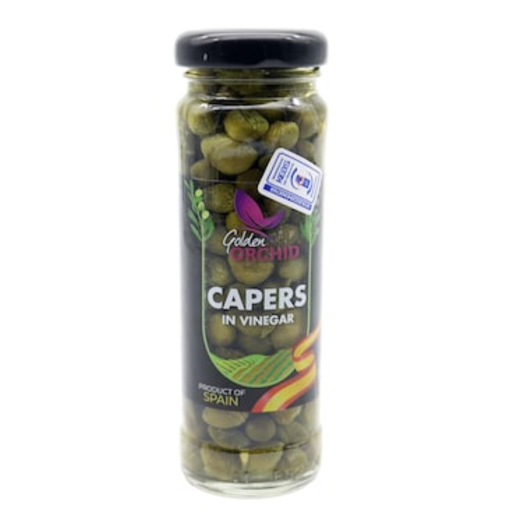 GOLDEN ORCHID CAPERS IN VINEGAR 100G